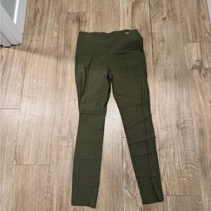 Olive Green Skinny Work Pants